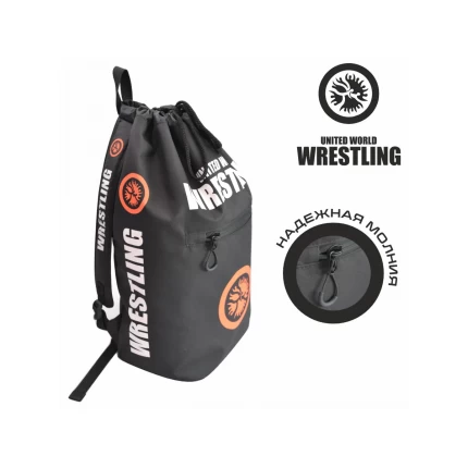 (ТРБ) Рюкзак спортивный Борьба (wrestling) черный
